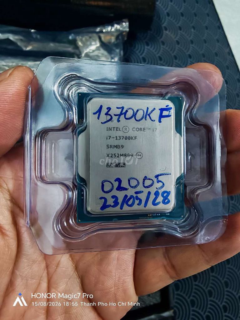 CPU Intel Core i7-13700KF. Mua bán Linh kiện (RAM, Card...) tại Quận Phú Nhuận Tp Hồ Chí Minh được đăng bởi Hoàng Đình Thắng hình 1
