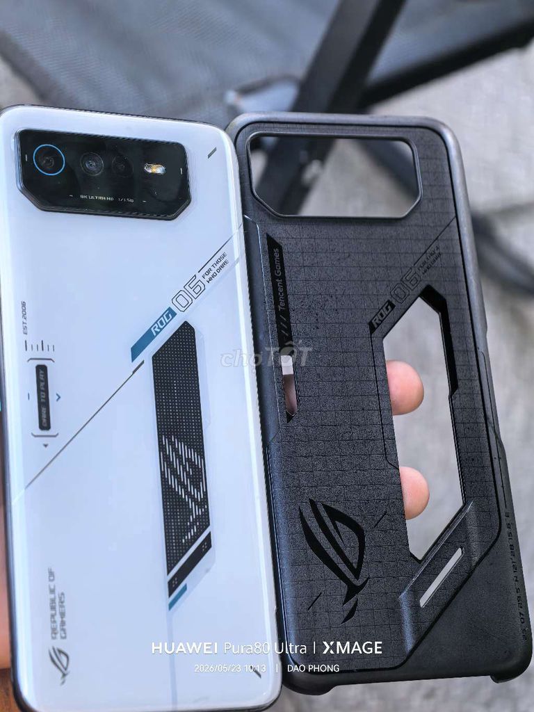 ROG Phone 6 256GB Trắng. Mua bán Điện thoại tại Huyện Củ Chi Tp Hồ Chí Minh được đăng bởi Đạo Phong hình 1