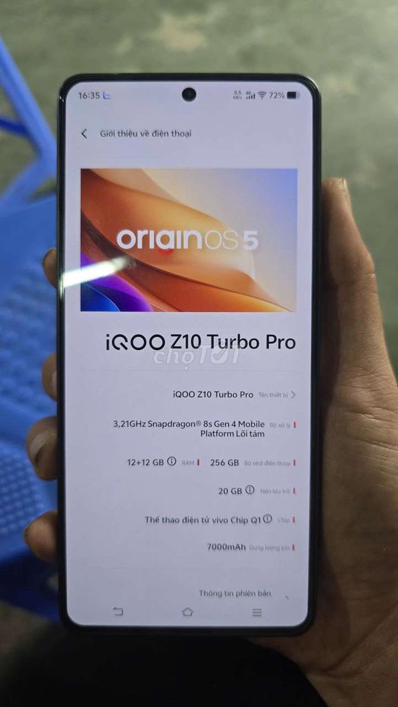 iQOO Z10 Turbo Pro 12GB/256GB Đen. Mua bán Điện thoại tại Huyện Thường Tín Hà Nội được đăng bởi Hqkiên hình 1