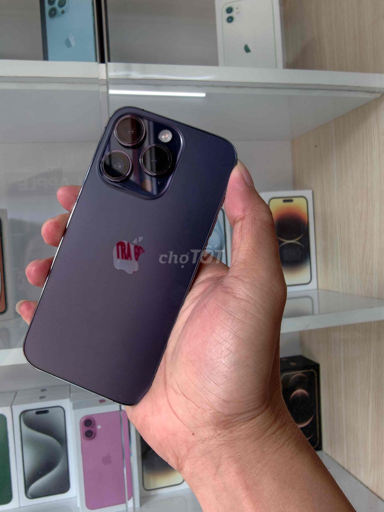 IPHONE 14 PRO 128gb TÍM QT MỸ ZIN FULL PIN ZIN. Mua bán Điện thoại tại Thành phố Cà Mau Cà Mau được đăng bởi NHAN APPLE hình 1