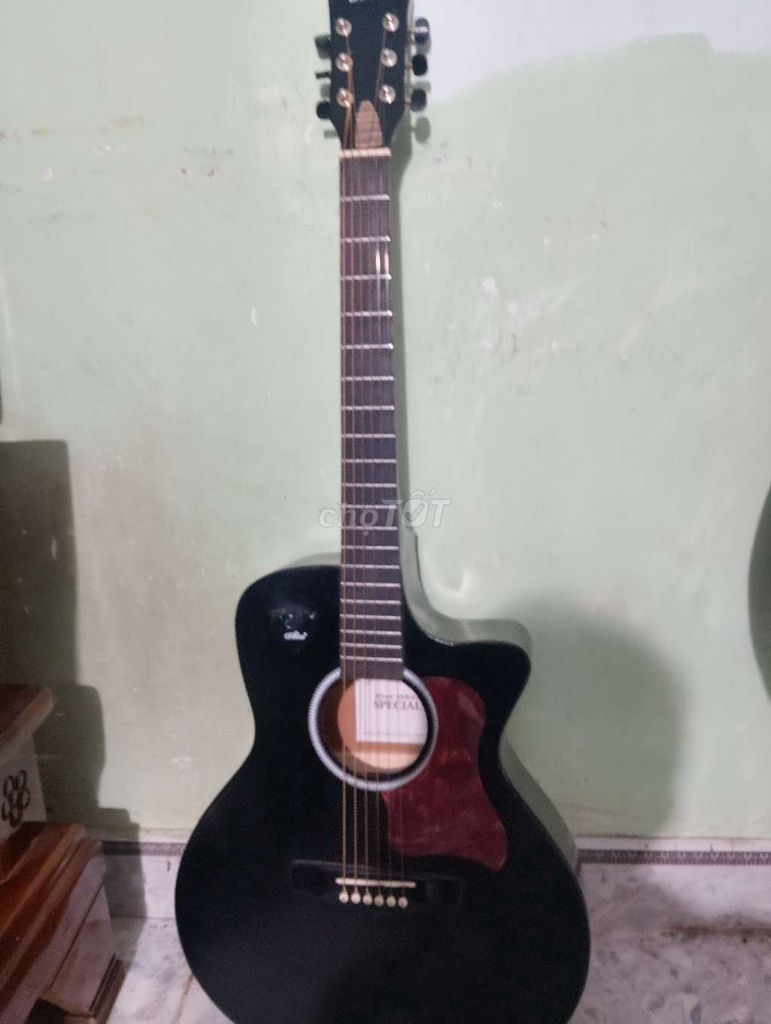 Đàn guitar acoustic Sài Thành ST-X1 Đen. Mua bán Nhạc cụ tại Thành phố Long Khánh Đồng Nai được đăng bởi Long hình 1