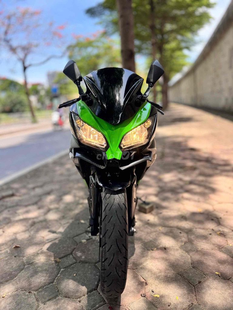 Kawasaki Ninja 300 ABS, полный титановый выхлоп