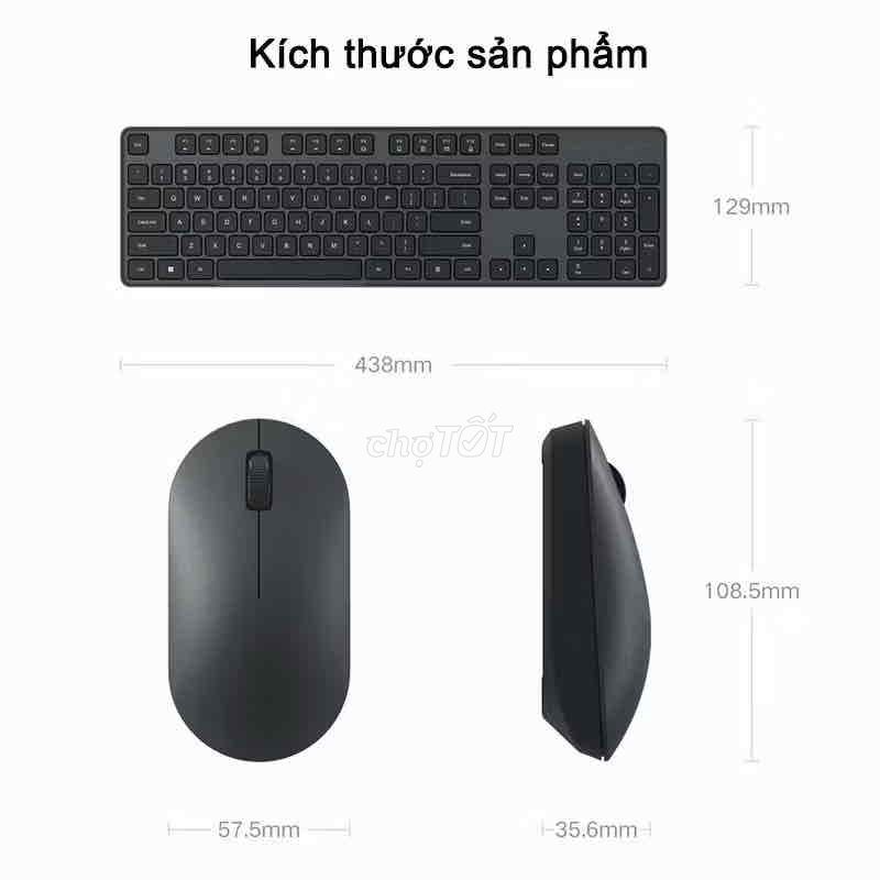 combo phím chuột xiaomi sd được 2 thanhg