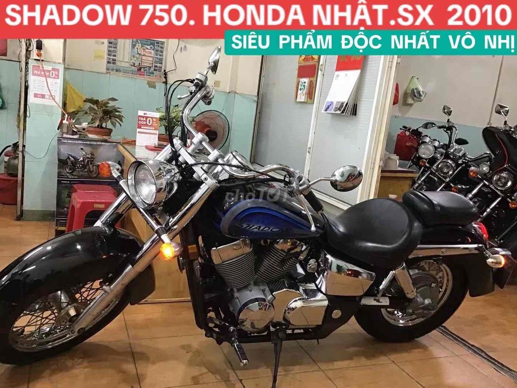 SHADOW 750.HONDA NHẬT.SX 2010.ZIN  NGUYÊN BẢN A-Z. Mua bán Xe máy tại Quận Phú Nhuận Tp Hồ Chí Minh được đăng bởi MOTO LUU THANH HAI  77A hình 2