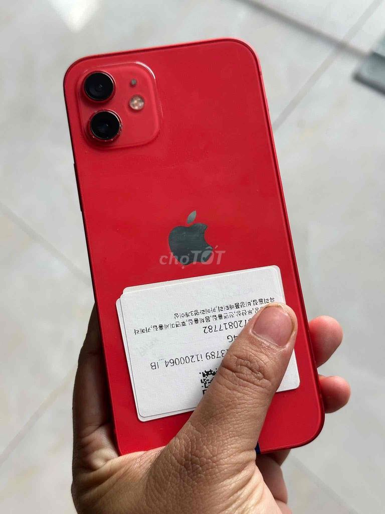 Apple iPhone 12 64GB Đỏ Đã sử dụng. Mua bán Điện thoại tại Thành phố Biên Hòa Đồng Nai được đăng bởi nguyễn lê store hình 1