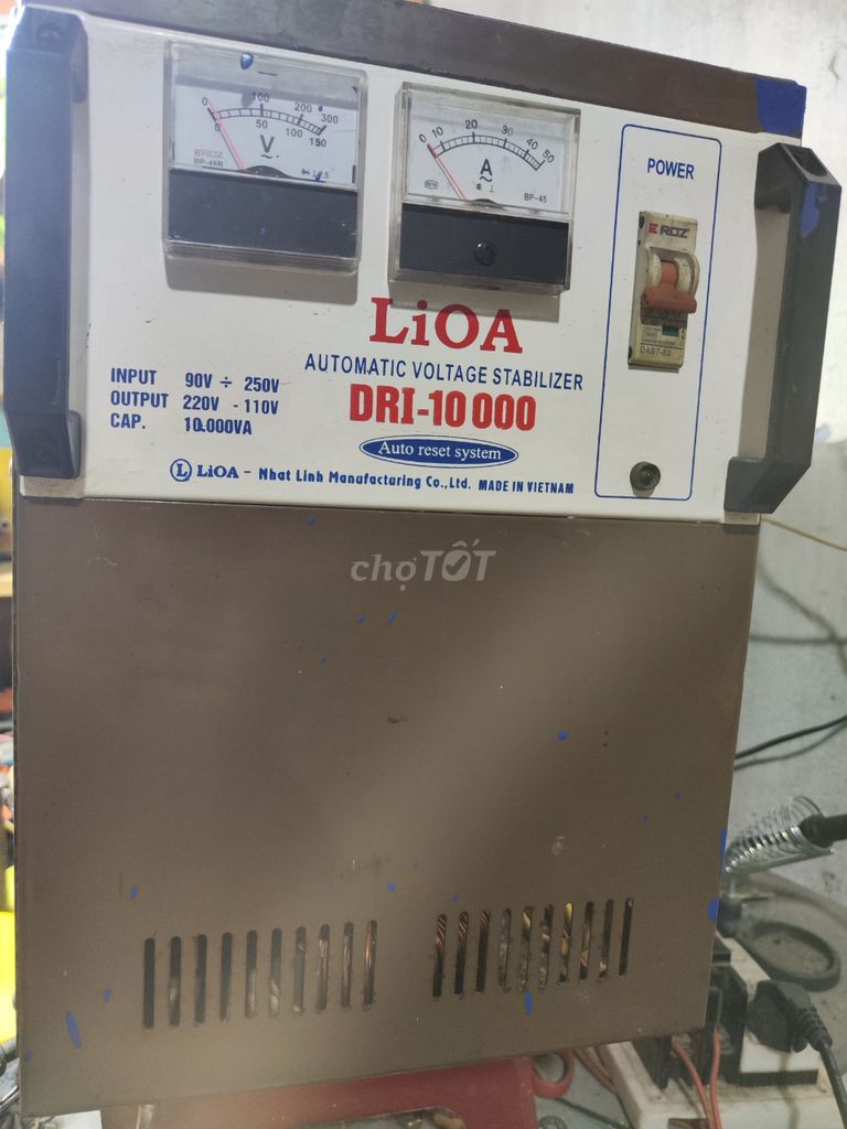 Bán ổn áp Lioa 10kva dải 90v-250v dây đồng 100%. Mua bán Đồ chuyên dụng, Giống nuôi trồng tại Thành phố Thủ Đức Tp Hồ Chí Minh được đăng bởi Nhường Phạm Th hình 1