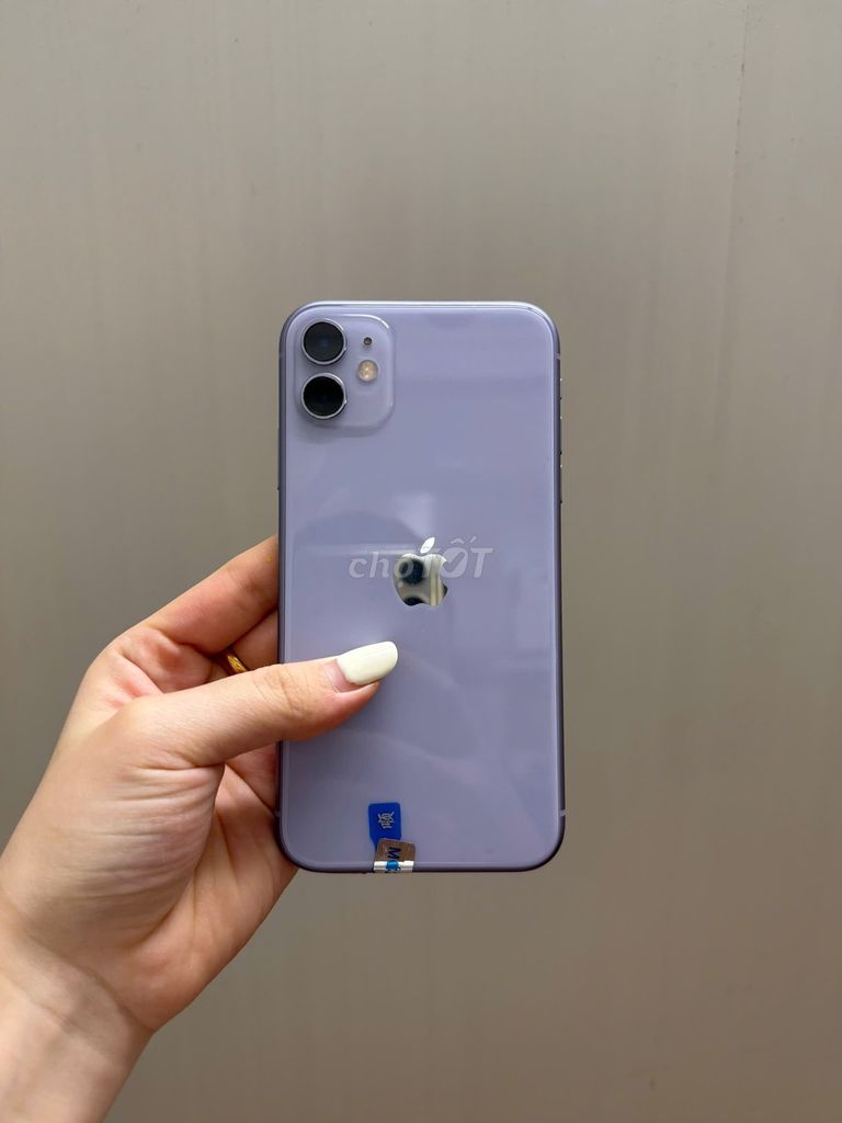 iPhone 11 128GB pin 9x% màu tím zin đẹp BH 1 đổi 1. Mua bán Điện thoại tại Quận Cầu Giấy Hà Nội được đăng bởi Henry Shop hình 1