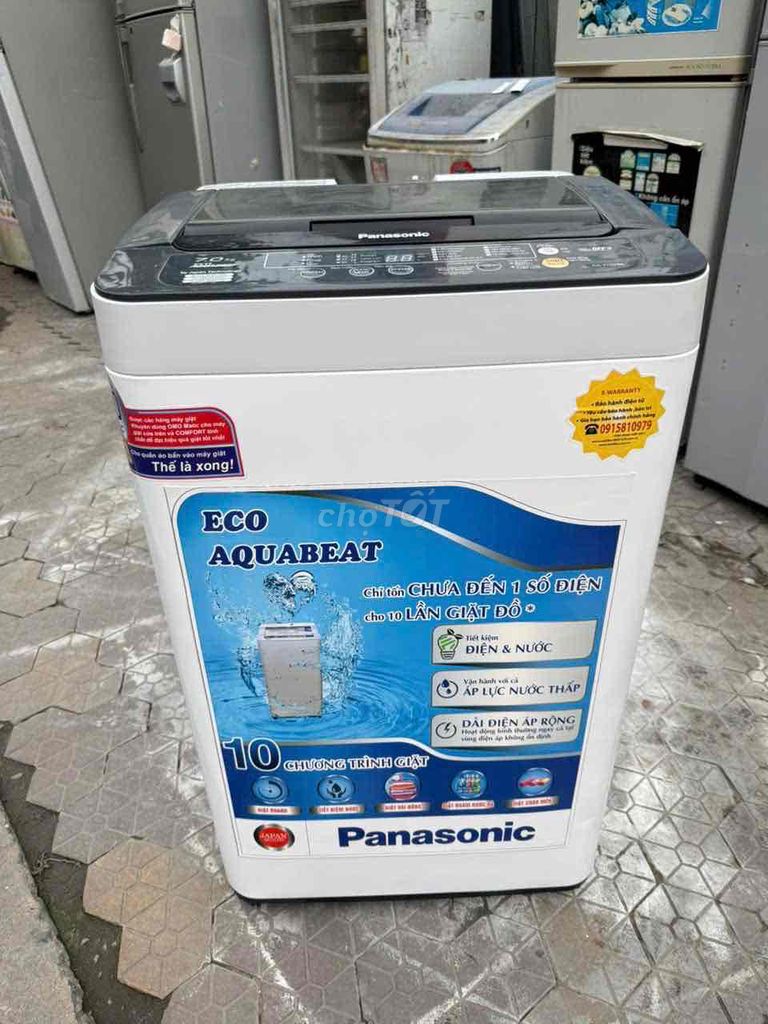 Máy giặt Panasonic 7kg Trắng tiết kiệm điện. Mua bán Máy giặt tại Quận 7 Tp Hồ Chí Minh được đăng bởi Điện Lạnh Giá Tốt hình 1