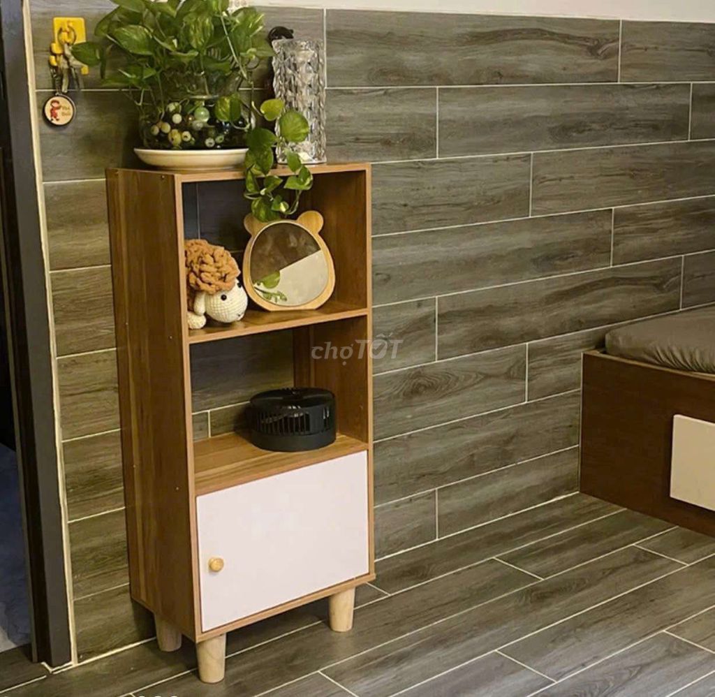 Kệ sách gỗ MDF 140x24x40cm. Mua bán Tủ, kệ gia đình tại Quận Thanh Khê Đà Nẵng được đăng bởi Gia Dụng Thủy Lê hình 1