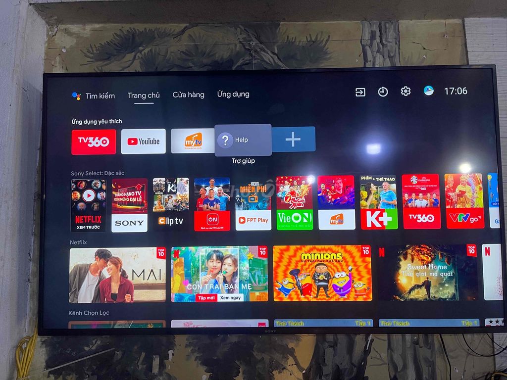 Smart Tivi Sony 60" màn 4K đởi cao cấp Android