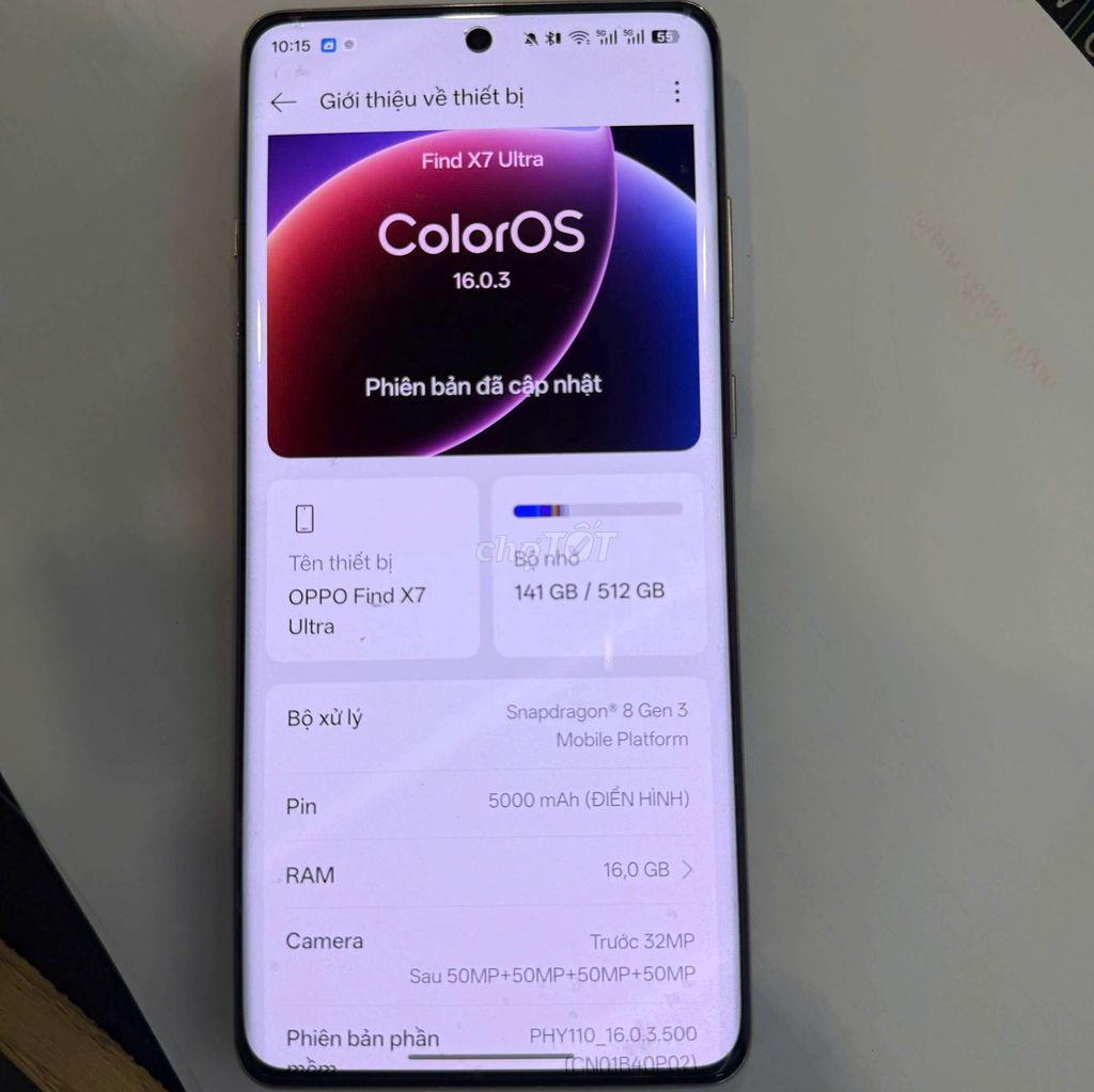 OPPO Find X7 Ultra 512GB Xanh. Mua bán Điện thoại tại Thành phố Thuận An Bình Dương được đăng bởi Minh Minh hình 1