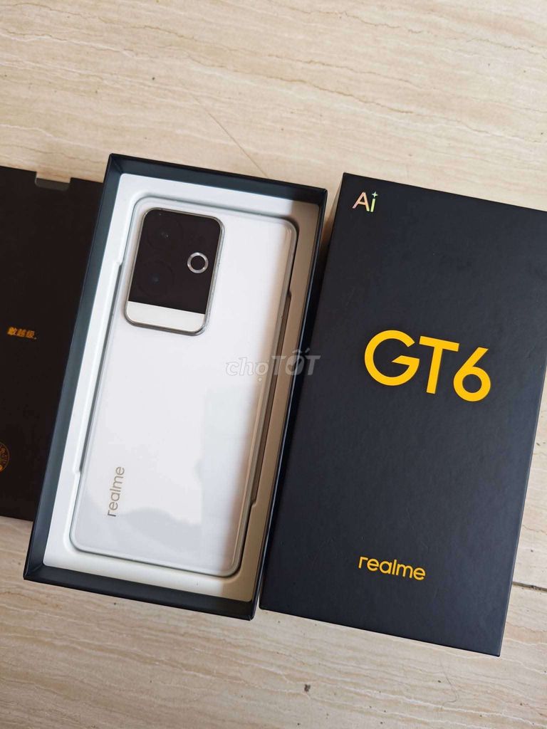 Realme GT6 Snapdragon 8 Gen 3 Trắng. Mua bán Điện thoại tại Thành phố Quảng Ngãi Quảng Ngãi được đăng bởi Khánh Đoàn hình 1