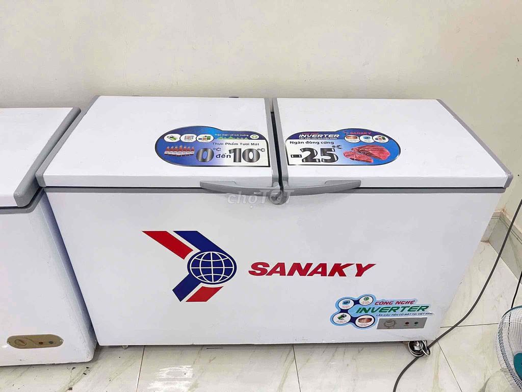 🎉🎉Tủ đông SANAKY 400L INVETER zin, bền, đẹp