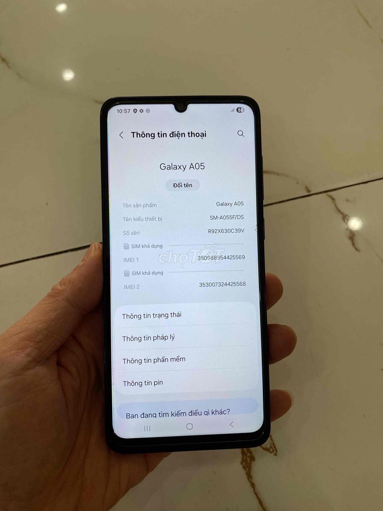 Samsung Galaxy A05 zin cũ pin 5000. Mua bán Điện thoại tại Quận Hà Đông Hà Nội được đăng bởi Mạnh Mobile hình 1