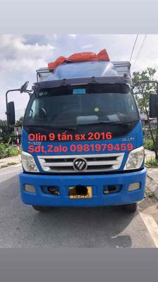xe thaco olin 900A tải 9 tấn thùng 7,4 m sx 2016