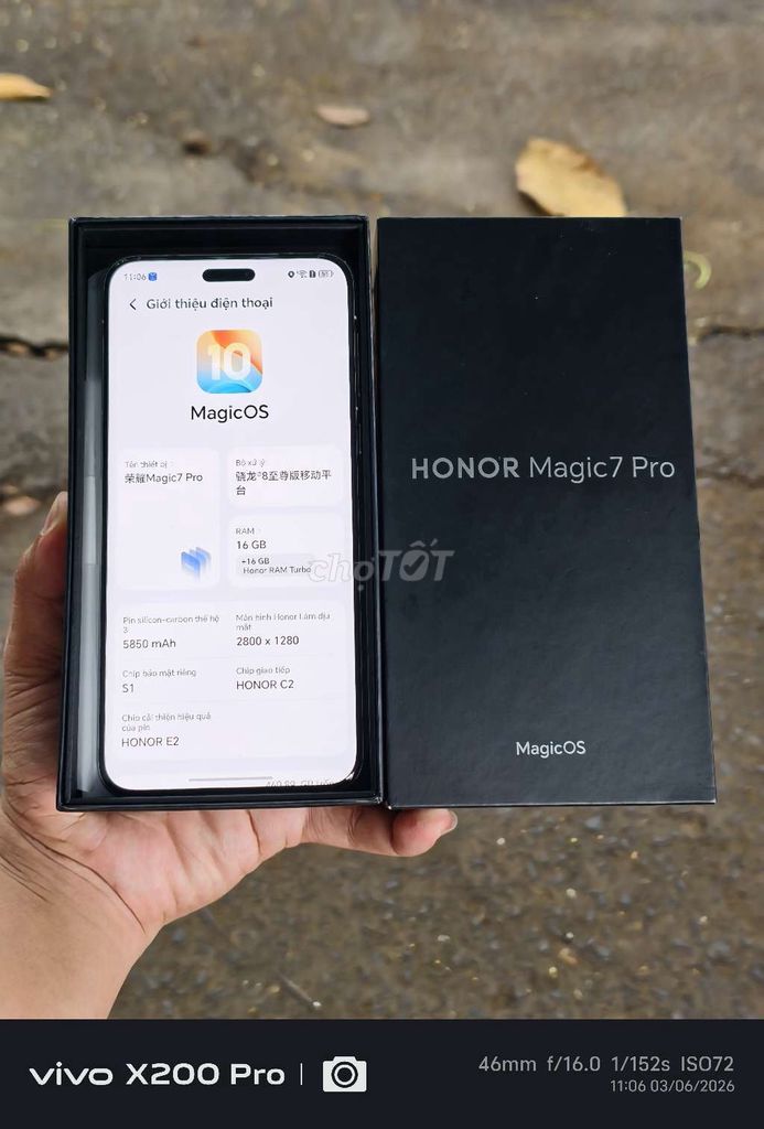 Honor Magic 7 Pro 512GB Bạc. Mua bán Điện thoại tại Quận Bình Tân Tp Hồ Chí Minh được đăng bởi Nguyễn Thanh hình 1