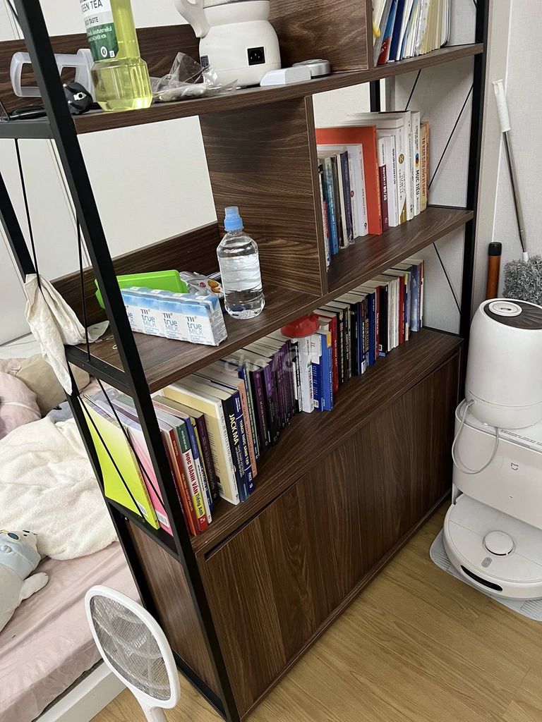 Kệ sách gỗ Nâu đã sử dụng. Mua bán Tủ, kệ gia đình tại Quận Ba Đình Hà Nội được đăng bởi Min hình 1