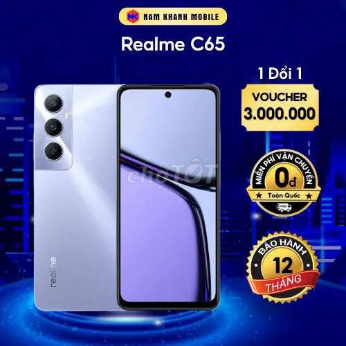Realme C65 Tím tinh vân. Mua bán Điện thoại tại Thành phố Tân An Long An được đăng bởi Thương Võ Công hình 1