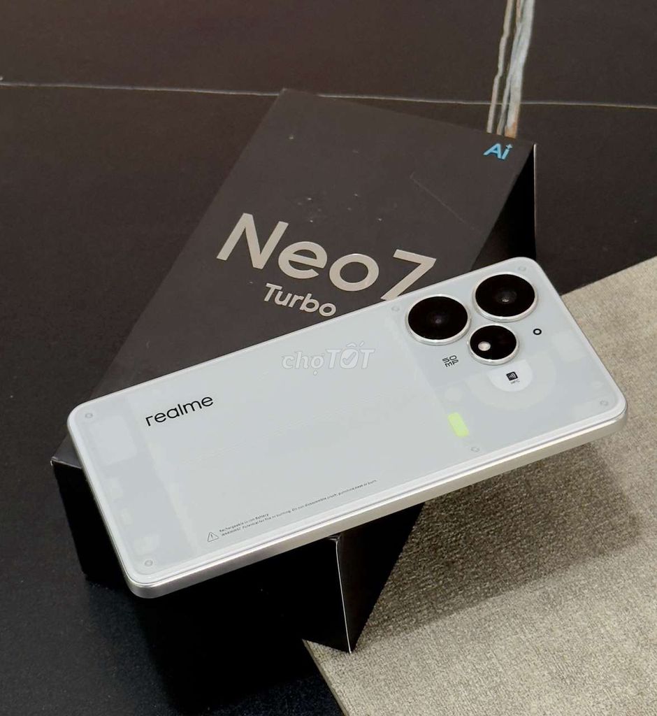 Realme Neo 7 Turbo, lưng bán trong suốt Futuristic. Mua bán Điện thoại tại Quận Cẩm Lệ Đà Nẵng được đăng bởi Cẩm Thu hình 1