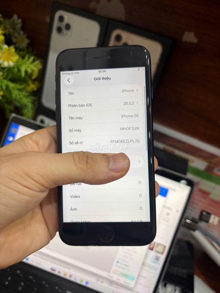 iPhone SE 2020 64GB Đen Zin. Mua bán Điện thoại tại Quận Bắc Từ Liêm Hà Nội được đăng bởi Cửa hàng Bính Táo hình 1