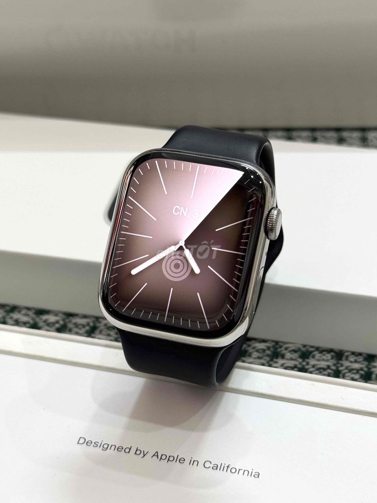 ⌚️Apple Watch Series 7 45mm Thép Silver 99%. Mua bán Thiết bị đeo thông minh tại Quận Bình Tân Tp Hồ Chí Minh được đăng bởi POLY STORE APPLE hình 1