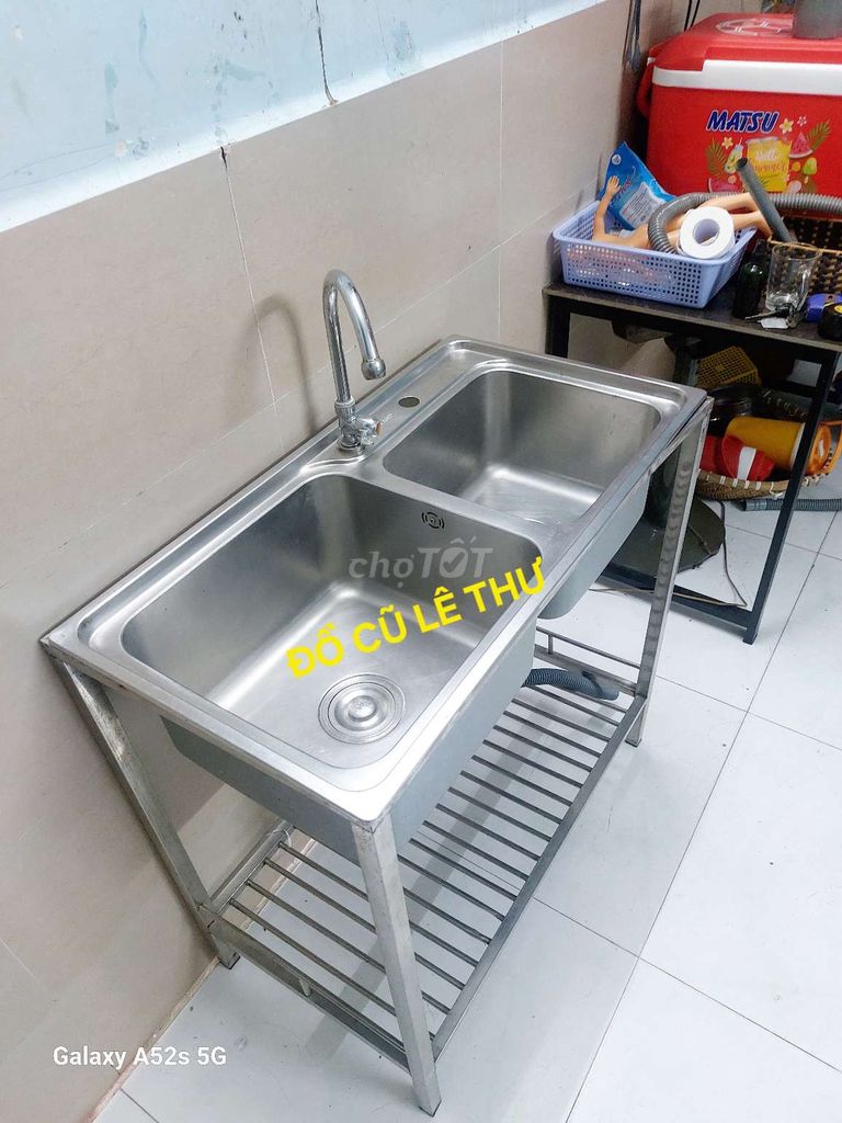 Cần thanh lý bồn rữa chén đôi inox 304