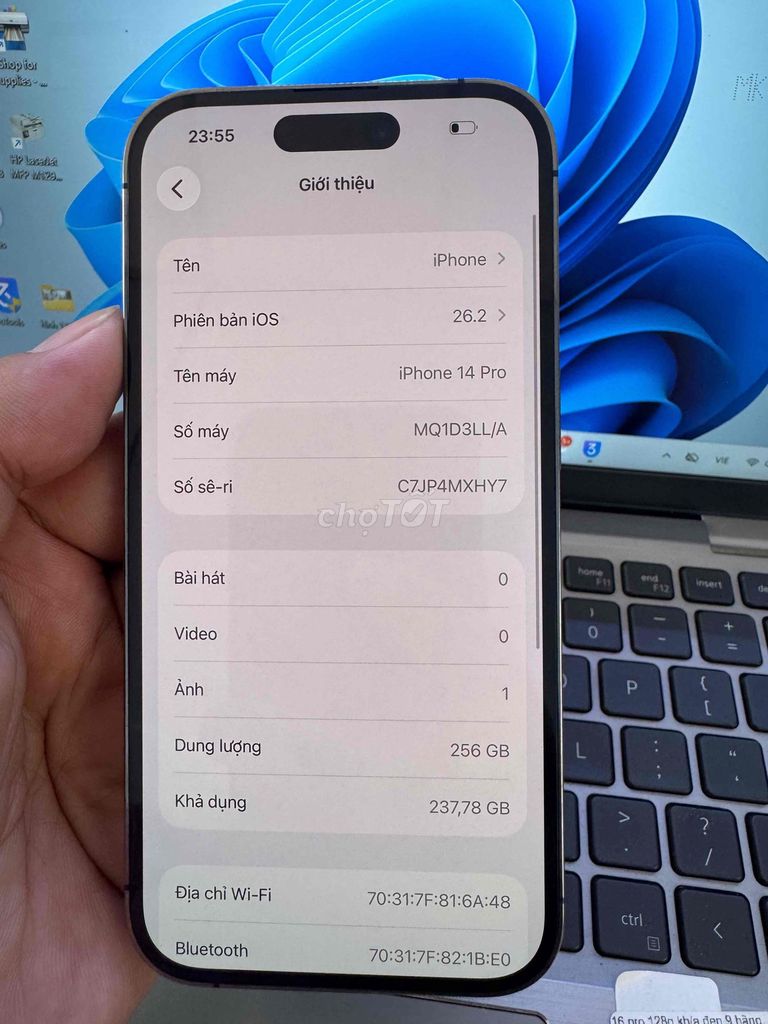 Apple iPhone 14 Pro 256GB Tím 89%. Mua bán Điện thoại tại Quận 6 Tp Hồ Chí Minh được đăng bởi QUỐC THIÊN BÁN GÓP 0 ĐỒNG  hình 1