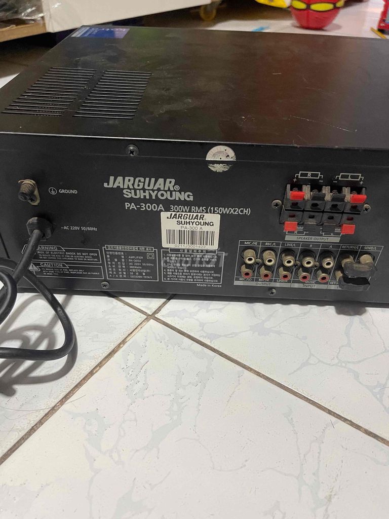 Amply Jarguar Suhyoung PA-300A Đen. Mua bán Tivi, Âm thanh tại Huyện Bình Chánh Tp Hồ Chí Minh được đăng bởi trinh hình 1