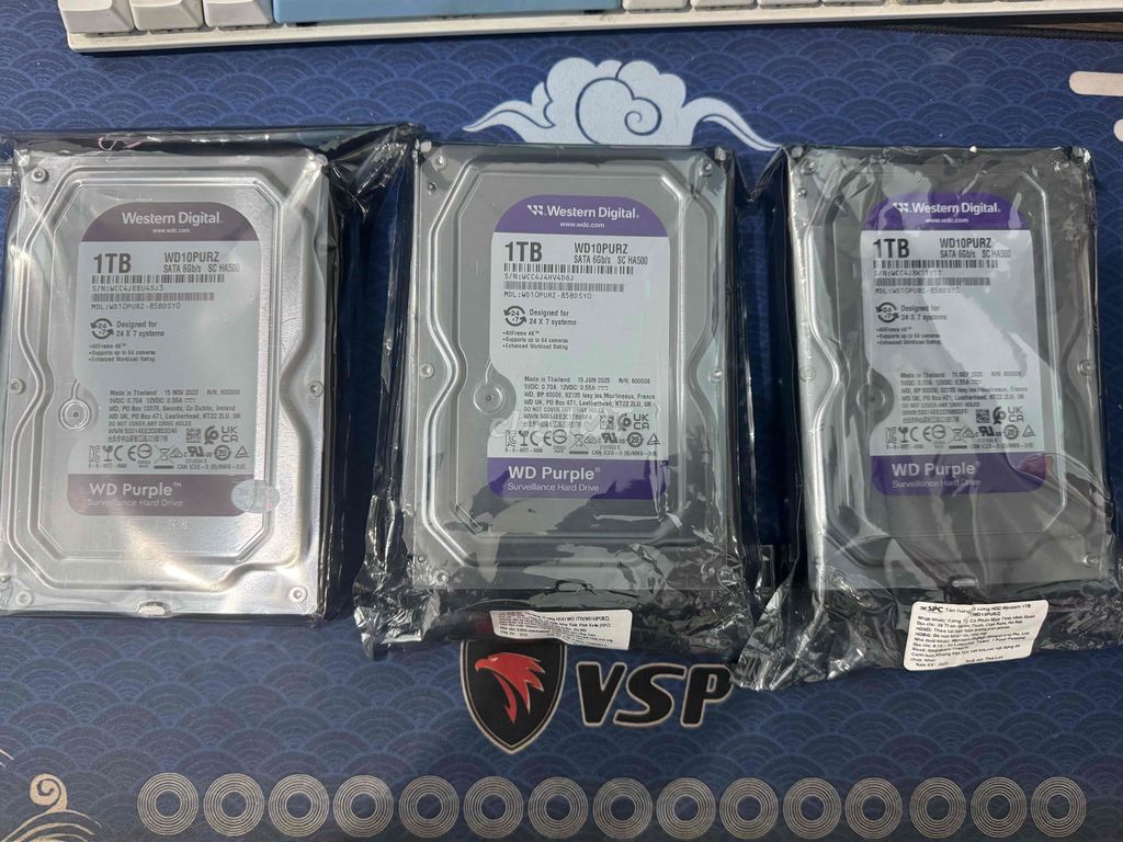 Ổ cứng HDD Western Digital WD10PURZ 1TB. Mua bán Linh kiện (RAM, Card...) tại Quận Bình Tân Tp Hồ Chí Minh được đăng bởi Tân Tiến Dũng hình 1