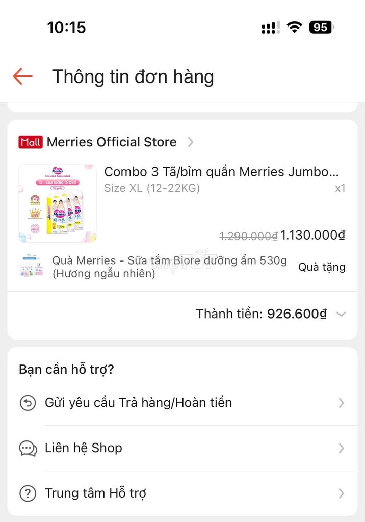 Tã quần Merries XL 12-22kg mới 100%. Mua bán Mẹ và bé tại Quận 11 Tp Hồ Chí Minh được đăng bởi kim anh hình 1