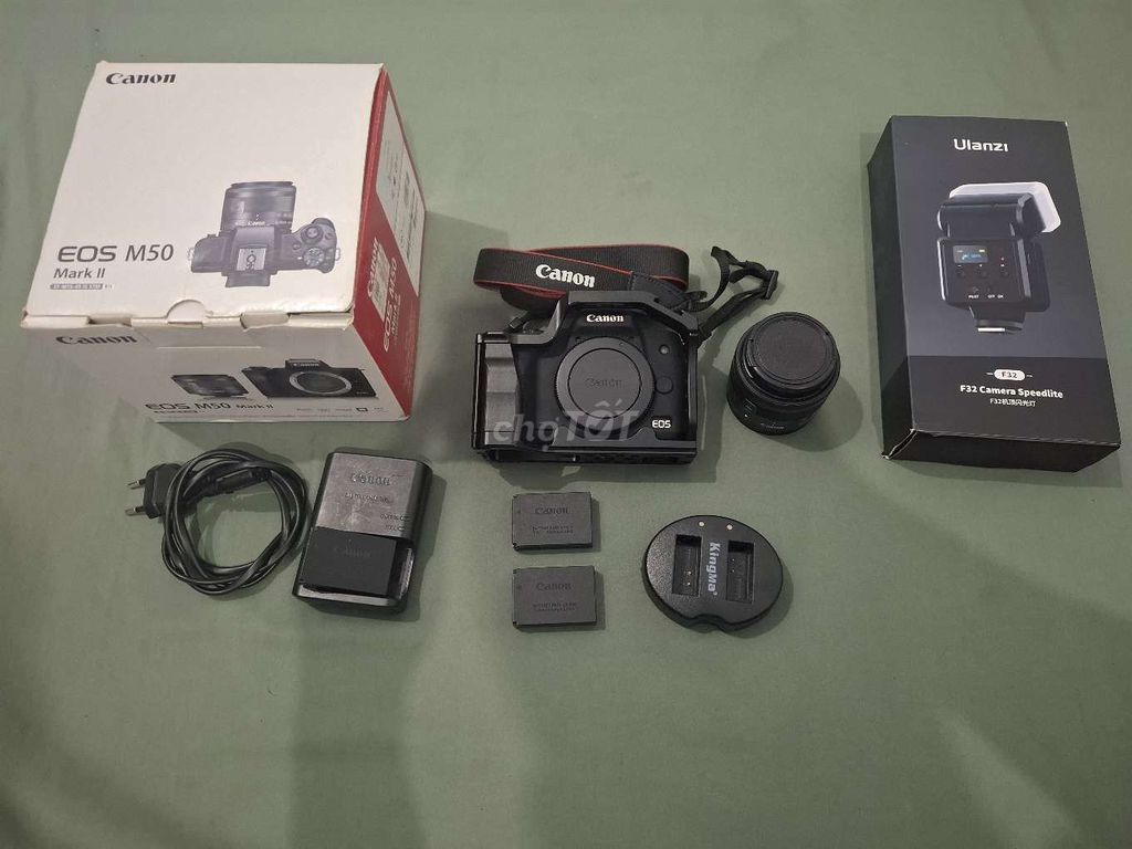 Máy ảnh Canon EOS M50 Mark II Đen. Mua bán Máy ảnh, Máy quay tại Huyện Long Thành Đồng Nai được đăng bởi Minh Nhã hình 1