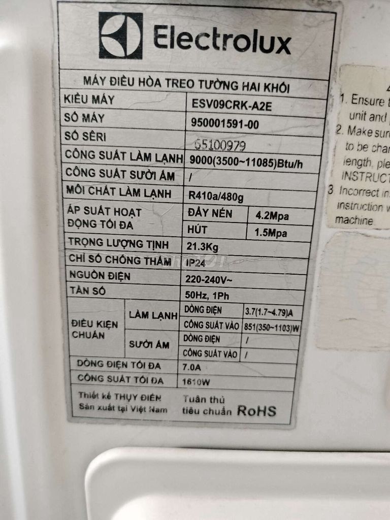 Máy lạnh inverter 1hp