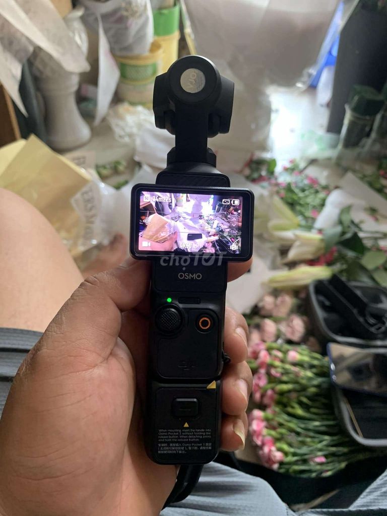 Máy quay hành động DJI Osmo Pocket 3 Đen. Mua bán Máy ảnh, Máy quay tại Quận Long Biên Hà Nội được đăng bởi long hình 1
