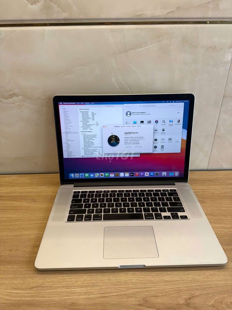 MacBook Pro 2015 15 inch i7 16GB/512GB. Mua bán Laptop tại Quận Tân Bình Tp Hồ Chí Minh được đăng bởi Tuấn Store hình 1