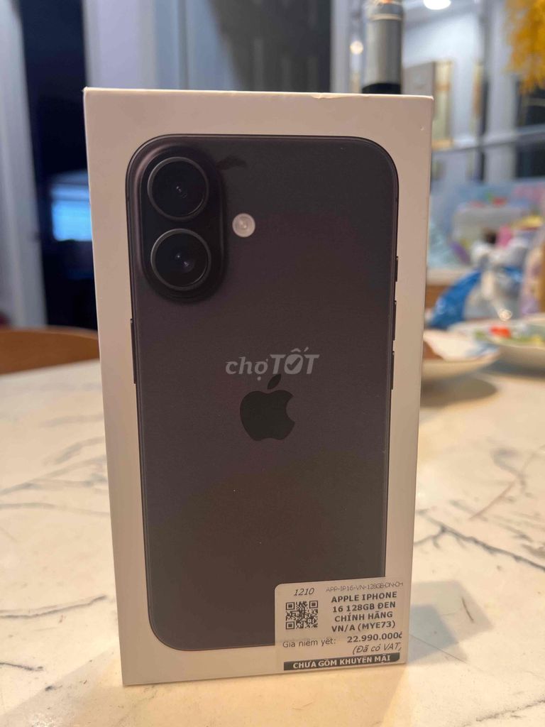 Apple iPhone 16 128GB Đen Mới nguyên seal. Mua bán Điện thoại tại Thành phố Thủ Đức Tp Hồ Chí Minh được đăng bởi Bui kim hieu hình 1