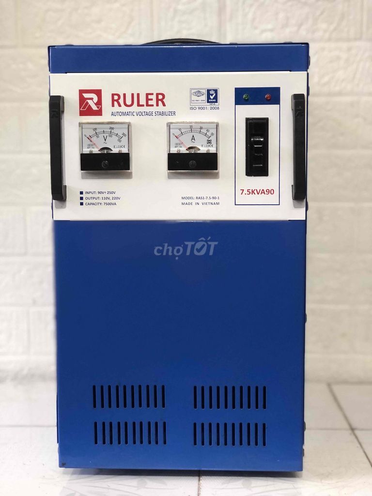 Ổn áp RULER 7.5KVA. Mua bán Nội thất, đồ gia dụng khác tại Huyện Đông Hưng Thái Bình được đăng bởi Huy Nguyễn hình 1