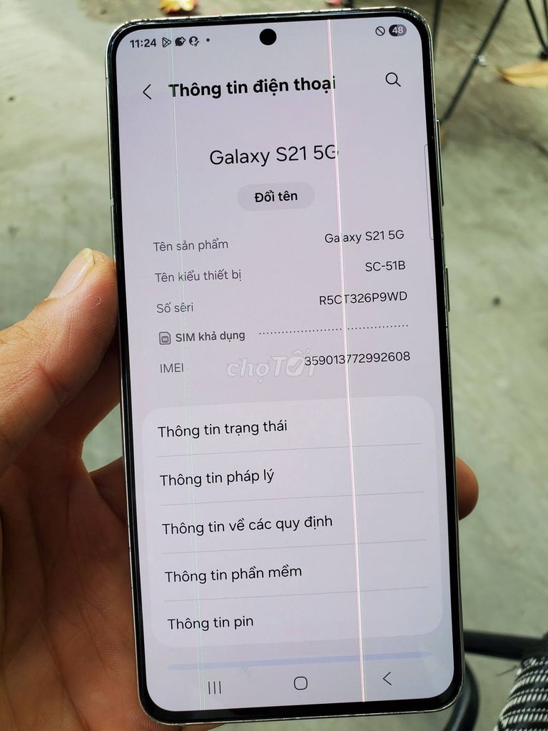 Samsung Galaxy S21 5G 8GB/256GB Trắng Nhật Bản. Mua bán Điện thoại tại Quận 1 Tp Hồ Chí Minh được đăng bởi Hội Đồ Điện Tử hình 1