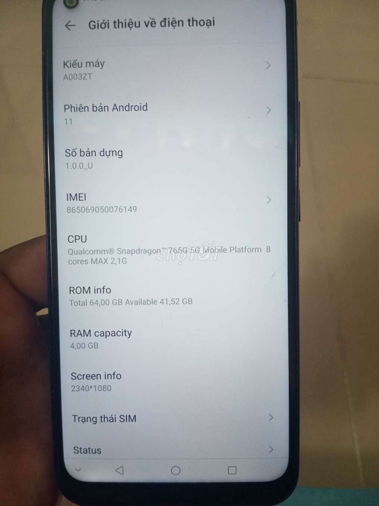 ZTE Libero 5G 64GB Xanh. Mua bán Điện thoại tại Quận Phú Nhuận Tp Hồ Chí Minh được đăng bởi Khang Huy Long hình 1