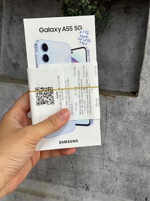 Samsung A55 5G Blue 12/256GB New 100% chưa dùng