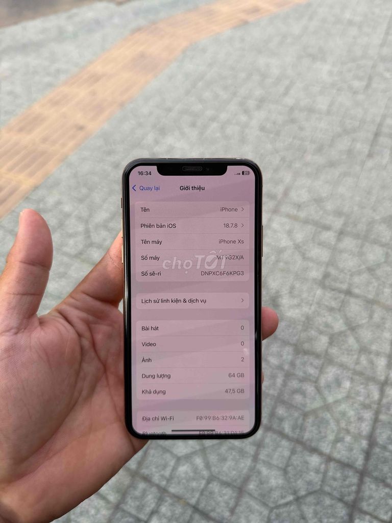 iPhone XS 64GB Vàng Đã sử dụng. Mua bán Điện thoại tại Thành phố Bến Tre Bến Tre được đăng bởi Thiện HD SAISON hình 1