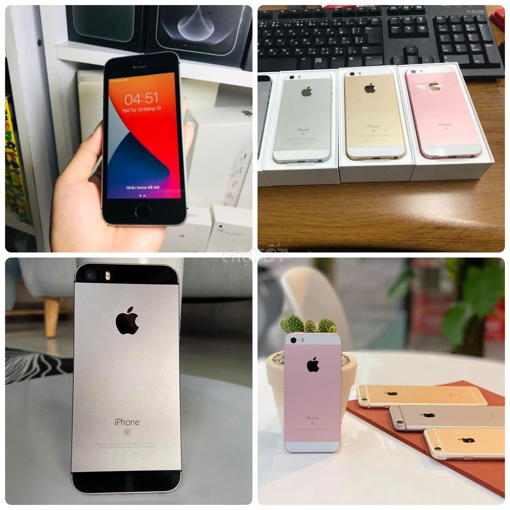 iphone 5SE sưu tầm QT 128G/64/32 Có BH Có ship tỉh. Mua bán Điện thoại tại Quận Phú Nhuận Tp Hồ Chí Minh được đăng bởi MÁY ZIN CHUẨN GIAO TẬN NHÀ hình 1