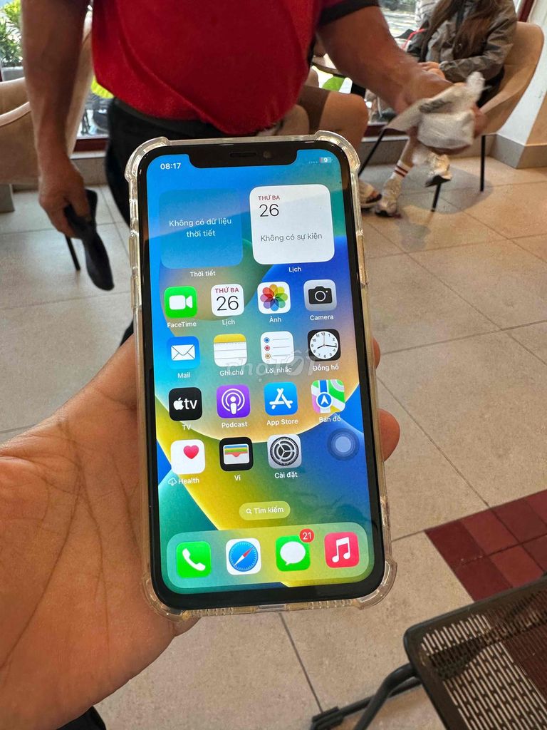 Apple iPhone X Đã sử dụng màu Trong suốt. Mua bán Điện thoại tại Quận Sơn Trà Đà Nẵng được đăng bởi Tú hình 1