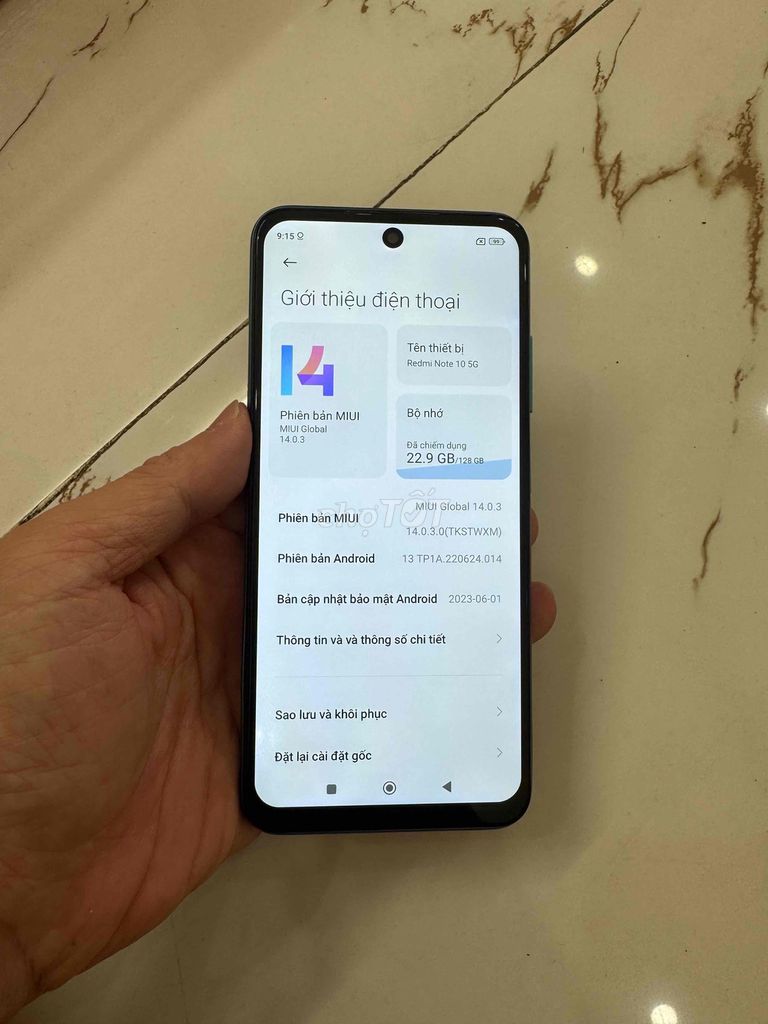 Xiaomi Redmi Note 10 5G Ram6/128GB pin 5000. Mua bán Điện thoại tại Quận Hà Đông Hà Nội được đăng bởi Mạnh Mobile hình 1