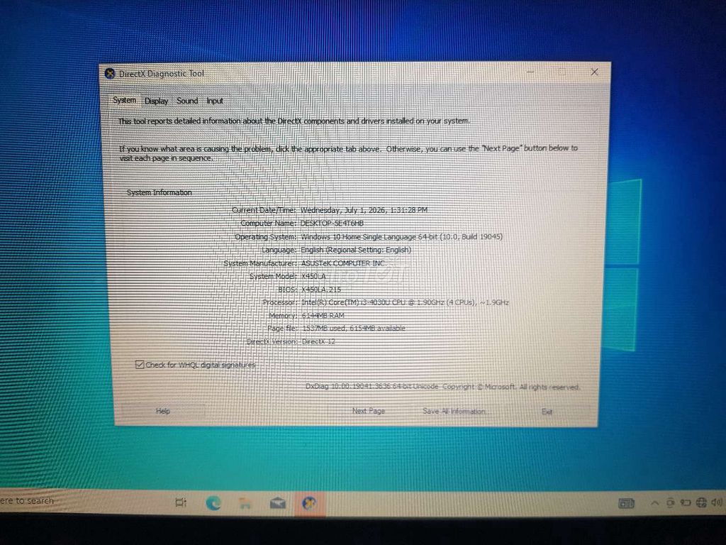 bán lap top asus  x450 i3 4030u/6/500g. Mua bán Laptop tại Quận Tân Phú Tp Hồ Chí Minh được đăng bởi Lơi hình 1