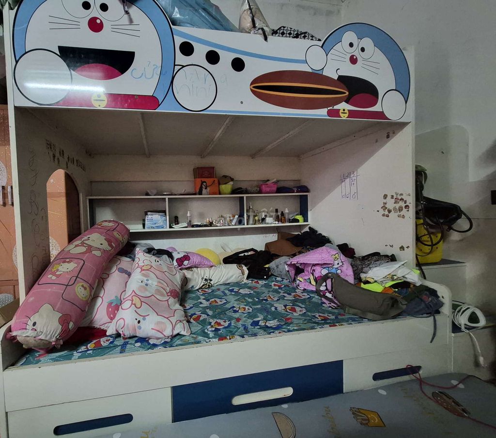 Giường tầng Nội Thất Viva Doraemon. Mua bán Giường, chăn ga gối nệm tại Thành phố Vĩnh Long Vĩnh Long được đăng bởi Đức Thắng hình 1