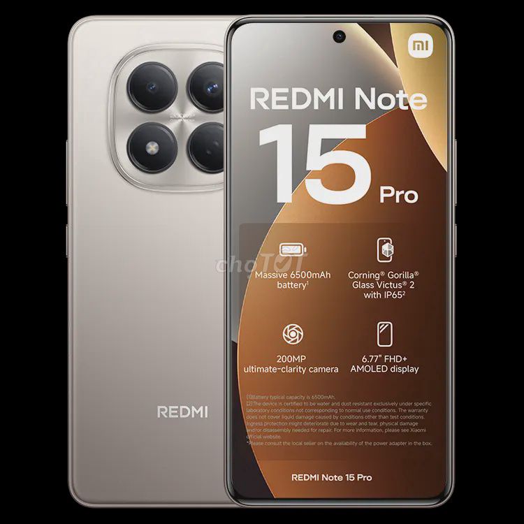 Xiaomi Redmi Note 15 Pro đen. Mua bán Điện thoại tại Quận Gò Vấp Tp Hồ Chí Minh được đăng bởi vương nguyễn hình 1