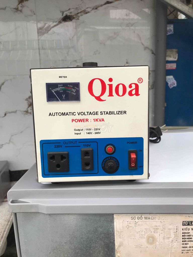 Ổn áp Qioa 1KVA Đồng ra điện 110-220v. Mua bán Đồ chuyên dụng, Giống nuôi trồng tại Quận Tân Phú Tp Hồ Chí Minh được đăng bởi Hương thảo hình 1