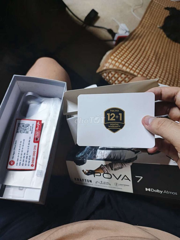Tecno Pova 7 8GB/256GB Đen Helio G100. Mua bán Điện thoại tại Quận Hải Châu Đà Nẵng được đăng bởi BrangTo ggez hình 1