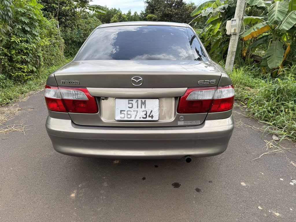 Mazda 626 2002 số sàn 2.0MT xe cực zin. Mua bán Ô tô tại Huyện Châu Đức Bà Rịa - Vũng Tàu được đăng bởi Nguyễn Long  hình 4