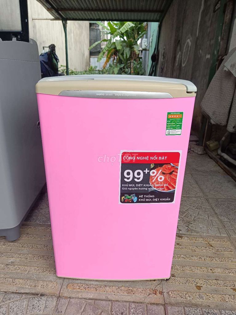 Tủ lạnh Sanyo 90l Hồng. Mua bán Tủ lạnh tại Quận Ngũ Hành Sơn Đà Nẵng được đăng bởi Thoại Trần hình 1